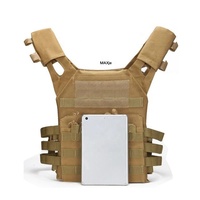 Gilet tactique léger personnalisé en gros, porte-plaques modulaire pour la chasse et l'entraînement en extérieur