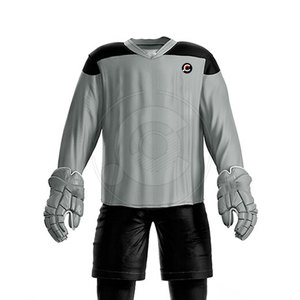 Tenue d'entraînement de hockey sur glace, nouveau style, service OEM, conception personnalisée, uniforme de hockey sur glace en promotion - Product Image 5