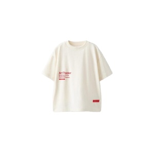 T-shirt blanc décontracté à manches mi-longues 100% coton T-shirt ample pour hommes Style occidental Tendance Nouveaux t-shirts fabriqués en Inde - Product Image 1