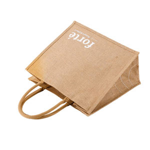 Sac de transport en toile de jute robuste, grande capacité, sac de courses écologique - Product Image 4