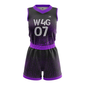 ชุดกางเกงบาสเก็ตบอลสั่งทำสำหรับผู้หญิง พิมพ์ลายแบบ Sublimation ชุดทีม ระบายเหงื่อ แห้งเร็ว ผู้ผลิตชุดกีฬา - Product Image 4