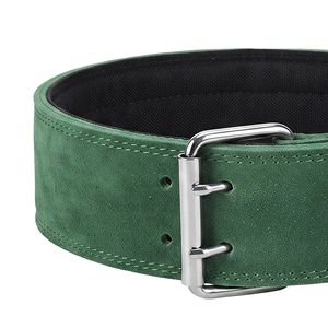 Cowhide Prong Belt for Bodybuilding Weightlifting Gym Training <b>Back</b> <b>Support</b> Non-Slip Heavy Duty 10mm/13mm Thickness Unisex - Product Image 5