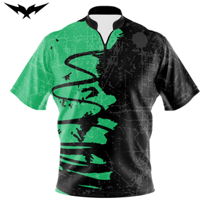 เสื้อโบว์ลิ่งลายแบบกำหนดเอง สไตล์ใหม่ เสื้อเจอร์ซีย์โบว์ลิ่งสำหรับสโมสร แขนสั้น ผ้าโพลีเอสเตอร์ 100% เสื้อทีมแขนสั้น - Product Image 3