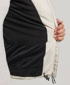 Nouvelles vestes matelassées légères pour hommes en polyester respirant avec capuche amovible, garniture en fourrure de mouton, fermeture éclair, résistantes à l'eau, décontractées - Product Image 5