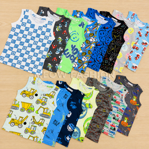 เสื้อกล้ามเด็กพิมพ์ลายการ์ตูนขายส่ง ผ้าฝ้ายนุ่ม ระบายอากาศได้ดี ปรับแต่งได้ เหมาะสำหรับใส่ในฤดูร้อน ใส่ได้ทุกวัน และกิจกรรมสบายๆ - Product Image 4