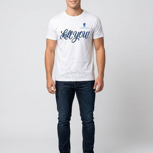 Camiseta de Alta Calidad con Bordado en Tela Suave, Diseño Personalizado, Ajuste Cómodo, Ropa Casual, Tops Elegantes de Verano - Product Image 3