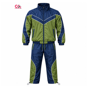 Conjunto Corto de Chaqueta Cortavientos Personalizado para Hombre, Conjunto de Pantalones Cortos de Nailon para Hombre, CARE MASTER - Product Image 4