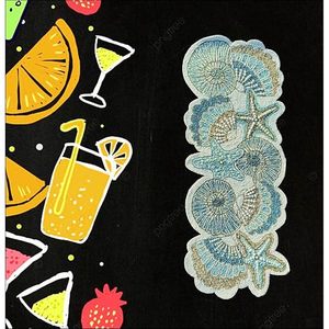 Camino de Mesa Bordado Estilo Bohemio con Diseño de Conchas y Estrellas de Mar para Decoración del Hogar - Product Image 5