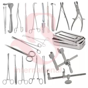 ชุดเครื่องมือผ่าตัดอกแบบ Thoracotomy ของ BISONS จำนวน 24 ชิ้น – เครื่องมือผ่าตัดอกแบบใช้ซ้ำได้ ทำจากสแตนเลส - Product Image 2