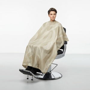 Cape de Barbier Professionnelle en Polyester pour Salon de Coiffure et Soins des Cheveux - Product Image 1