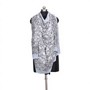 <b>Sarong</b> <b>Beach</b> Coverup Elegant Hand Block Printed Light soft 100% Organic voile Pareo Scarf Sundress Summer Dress <b>Beach</b> - Product Image 1