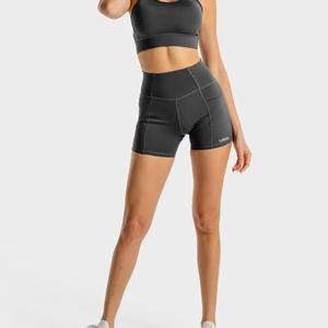 กางเกงขาสั้นผู้หญิงแบบเรียบง่าย ขายส่งจากโรงงาน ราคาถูก รับผลิตตามสั่ง (OEM) จำนวนมาก ปี 2026 / บริการรับผลิตตามสั่ง (OEM) พร้อมโลโก้และฉลากสินค้าของลูกค้า - Product Image 2