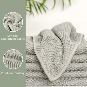 Domestos – produits de nettoyage 50x60, haute absorption, coloré, pas cher, prix de gros, bande en microfibre personnalisée, tissu éponge, serviette - Product Image 5
