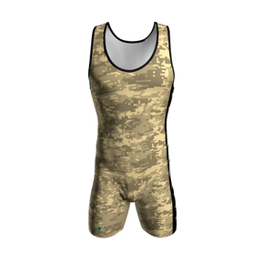 Low MOQ Sportswear Supplier Custom Graphic Sublimation Youth Grappling Sports Kits Power Stretch Compression Wrestling Singlets - Product Image 1