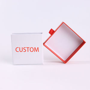 Custom Logo Recycled Materials Rigid Cardboard Jewelry Gift Box with Slide Drawer UV Coating Thankyou Card - Product Image 3