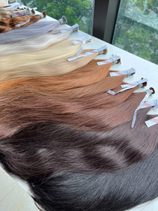 Extensiones de Cabello Vietnamita Natural 100% de Alta Calidad, Precio de Fábrica, Longitud 55cm, Super Double Drawn - Product Image 2