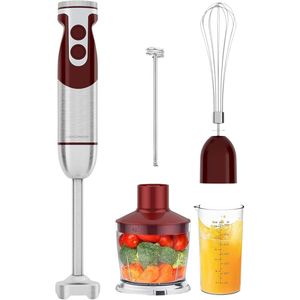 Frullatore a Immersione Professionale 5-in-1 Rinforzato in Titanio, 12 Velocità, con Lame 80% Più Affilate e Cavo da 500m Incluso - Product Image 1