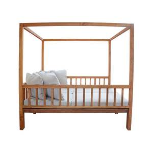 Lit de jardin en teck massif avec structure robuste pour hôtel, villa et mobilier de bord de piscine - Vente en gros - Product Image 2