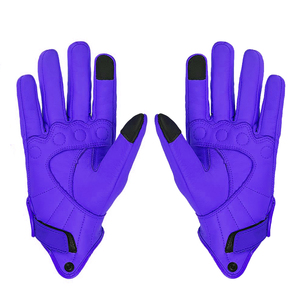 Gants de moto professionnels en cuir pour la protection, compatibles écran tactile, avec logo personnalisé, pour la course et les sports moto (vente en gros) - Product Image 3