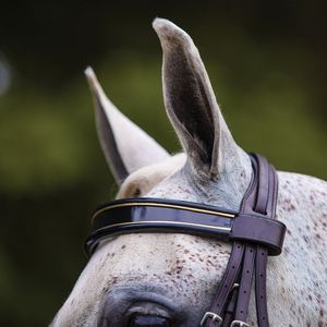 Ensemble de bridon et de mècate en cuir de qualité supérieure OEM pour l'équitation et les courses de chevaux, directement de l'usine - Product Image 4