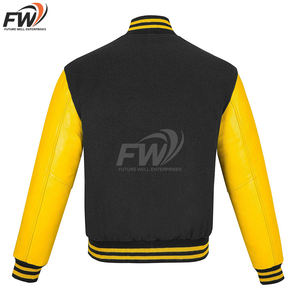 เสื้อแจ็คเก็ตเบสบอลแบบพองตัวสำหรับฤดูหนาว  แบบมีปกตั้ง  ผ้าแคนวาส กันน้ำ ระบายอากาศได้ดี  สำหรับชมรมนักศึกษา FAMU - Product Image 2