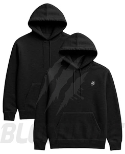 Sweat-shirt à capuche unisexe Bloodline, jaune, hiver, fermeture éclair, coupe classique, couleur unie, décontracté, poche avant, respirant, en polaire - Product Image 3