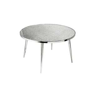 Table basse contemporaine, petite, rétro, en aluminium, simple, portable, luxueuse, moderne, pour salon, table de chevet - Product Image 4