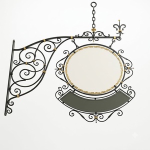 Classy Wrought Iron Eco-Friendly <b>House</b> <b>Number</b> Plate Modern Luxury Address Tag Engraved Weatherproof Door Sign for Apartment Wall - Product Image 1