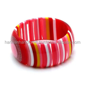 Bracelet en résine épaisse vert foncé torsadé, style extraterrestre exagéré, haute qualité, 1 pièce, pour femme, style vintage rétro - Product Image 5