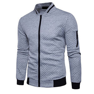 Wholesale <b>Men</b>’s Red Bomber <b>Jacket</b> Classic Flight Style Zip <b>Jacket</b> Winter Casual Streetwear - Product Image 3