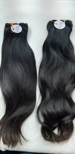 Extensiones de cabello humano liso con doble hueso sedoso alineado con cutícula de visón virgen 100% del vendedor - Product Image 6