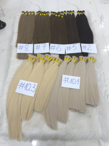 Extensiones de Cabello Remy Vietnamita 100% Naturales, Alineadas con la Cutícula, Lisas, Teñidas con Color Realzado, de 16 a 30 Pulgadas - Product Image 2
