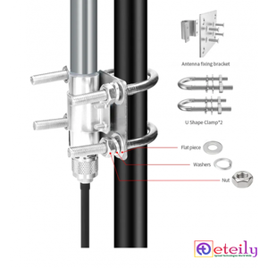 เสาอากาศไฟเบอร์กลาส Eteily 2.4GHz/5.8GHz 20dBi กำลังขยายสูง พร้อมขั้วต่อ N Male St. ผลิตในอินเดีย - Product Image 2