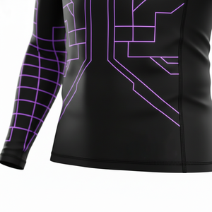 <b>Men</b> Rash Guard Long Sleeve Swim <b>Shirt</b> UV Protection Quick Dry Surfing Beach Athletic Activewear - Product Image 2