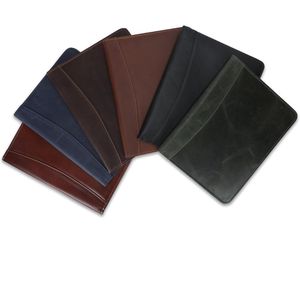 Heavy Duty Buffalo Leather <b>School</b> Presentation <b>Folder</b> with Binder Opaque Digital Printing Blue Made in Rajasthan - Product Image 4