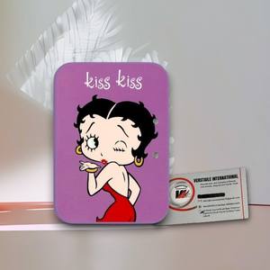 Tuiles magnétiques personnalisables en acrylique pour extensions de cils, motifs Love Betty Boop Kiss, fleur, papillon, cœur, écologiques, privées - Product Image 6