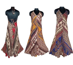 Của Phụ nữ dài không tay Dori DRESS Rayon Vải Mix in cộng với kích thước miễn phí vận chuyển bán buôn giá GC-AP-1225 Patterned - Product Image 1