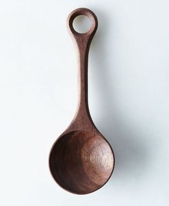 Ensemble de cuillères en bois de qualité supérieure, faites à la main avec une finition naturelle pour la cuisine et la salle à manger - Product Image 6