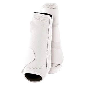 Horse Protective Boots Black <b>Blue</b> Striped Neoprene Training Leg Guards for Horse Leg Protection - Product Image 2