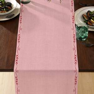 High Quality Cotton Table <b>Runner</b> Wholesale Customized Embroidery Design Logo Size Table <b>Runner</b> from Indian Manufacturer - Product Image 1