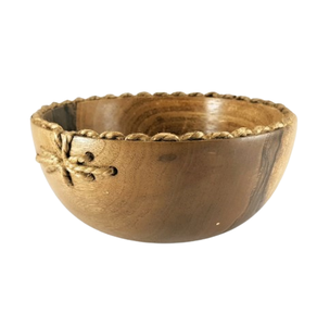 Customized <b>Dinnerware</b> Bowls Acacia Wooden For Serving Delicious Pasta and Dessert Used at Home - Product Image 3