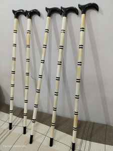 Bâtons de marche de luxe faits à la main en corne de buffle et de bœuf avec poignée en os à prix abordable - Product Image 4