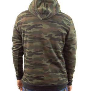 Sudadera con Capucha de Camuflaje Informal para Hombre con Logotipo Personalizado, Manga Larga, Felpa de Algodón con Cordón, Etiqueta Privada, Proveedor de Ropa OEM - Product Image 2