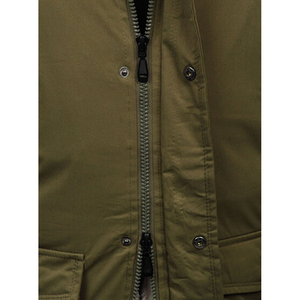 Trending Men's Parka <b>Jacket</b> With 300gsm <b>Quilt</b> Fully Warm Made in Pakistan OEM Service Customized - Product Image 4