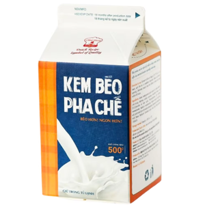 Crème Non Laitière Professionnelle pour Boissons, Vente en Gros et Exportation, Fabrication OEM/ODM, HALAL, pour Barista, Café et Thé au Lait, 500G - Product Image 1