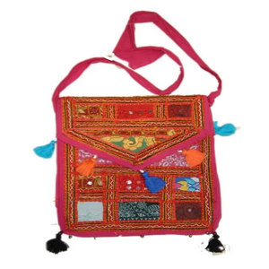 Assorted Patch Ethnic Embroidery <b>Bag</b> Handmade Bohemian Shoulder Tote <b>Bag</b> Colorful Vintage Tribal <b>Patchwork</b> Handcrafted Travel - Product Image 1