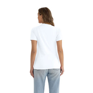 For Level Cotton White T-<b>Shirt</b> 3600 Soft Eco-Friendly Quick Dry Jersey Crew Neck Regular Fit Unisex Soft Breathable Tee - Product Image 5