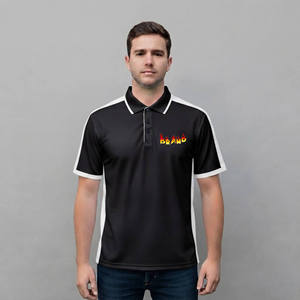 Men's Black Turn Down Collar Short Sleeve for <b>Shirt</b> Front <b>Flame</b> Logo Print Breathable Regular Fit Casual Polyester/Cotton Blend - Product Image 4