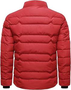 Chaqueta Bomber Acolchada de Invierno para Hombre, con Logotipo Personalizado, Talla Grande, Relleno de Fibra de Poliéster, Larga y Delgada, Nueva Llegada - Product Image 6