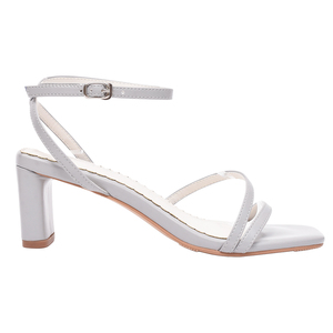 Sandalias de tacón cuadrado azules para mujer Ann'S con correa en el tobillo, tacón medio, elegantes, de PU, para verano - Product Image 2